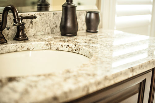 image of counter and bathroom sink